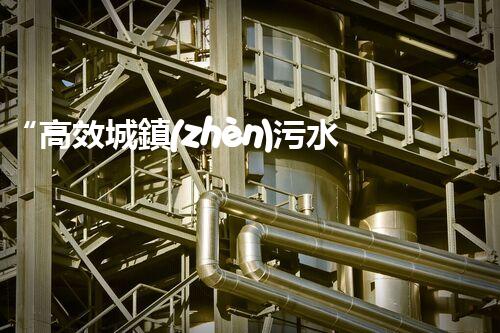 “高效城鎮(zhèn)污水處理流程，守護碧水藍天新篇章”